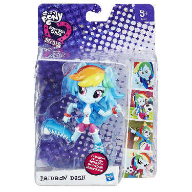 My Little Pony, Equestria Girls, Mini laleczka Rainbow Dash, B4903/B6363 Hasbro