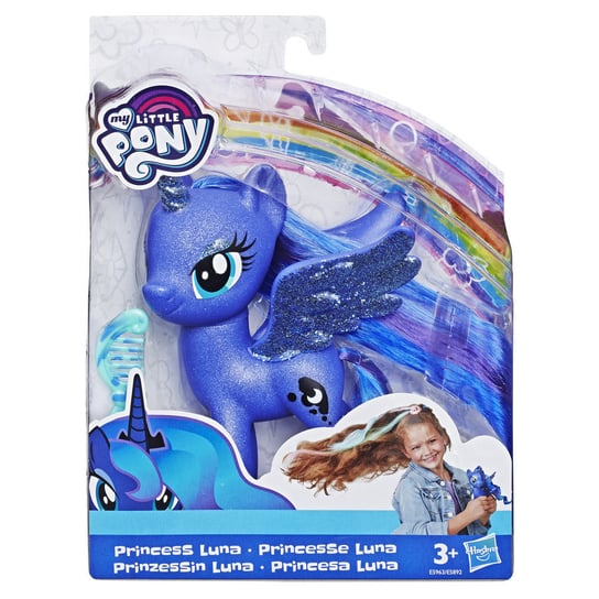 My Little Pony, figurka Księżniczka Luna z włosami i skrzydełkami, E5963 Hasbro