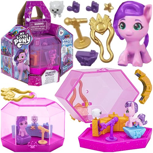 MY LITTLE PONY KUCYK PRINCESS PETALS MAGICZNY DOMEK HASBRO FIGURKA KONIK Hasbro