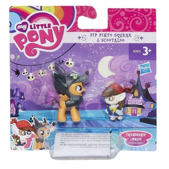 My Little Pony, Kucykowi przyjaciele, figurka Pip Pinto Squeak i Scootaloo + akcesoria, B3596/B7822 Hasbro