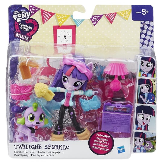 My Little Pony, lalka Twilight Sparkle- Slumber Party, B4909/B6359 Hasbro