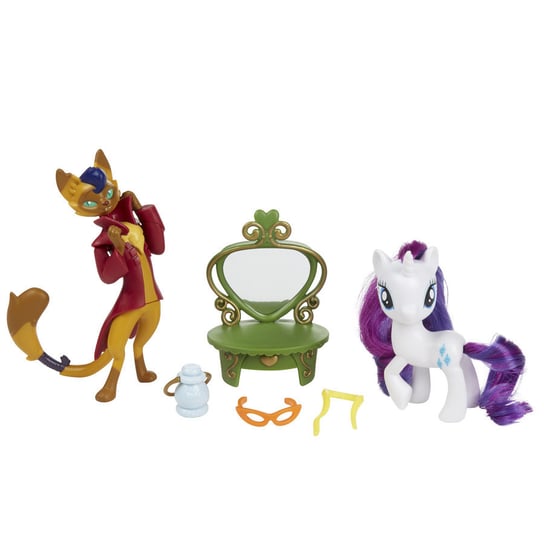 My Little Pony, Przyjaciółki, figurka Rarity i Capper Dapperpaws, E2246 Hasbro