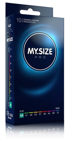 My.Size Pro, My.Size Pro Condoms, Prezerwatywy 45 mm, 10 szt. My.Size Pro