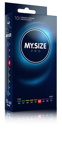 My.Size Pro, My.Size Pro Condoms, Prezerwatywy 60 mm, 10 szt. My.Size Pro