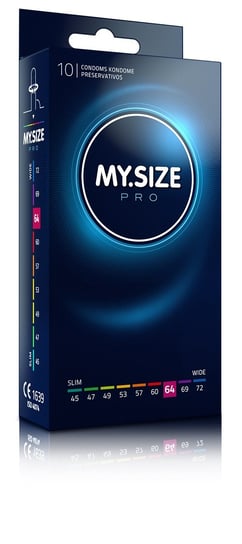 My.Size Pro, My.Size Pro Condoms, Prezerwatywy 64 mm, 10 szt. My.Size Pro