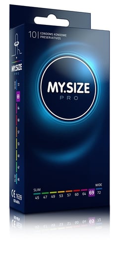 My.Size Pro, My.Size Pro Condoms, Prezerwatywy 69 mm, 10 szt. My.Size Pro