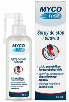 MYCOfast, Spray do stóp i obuwia, 150 ml Mycofast