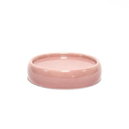 Mydelniczka ceramiczna 3,5 x 10 cm Bulleas w kolorze pudrowego różu Inna marka