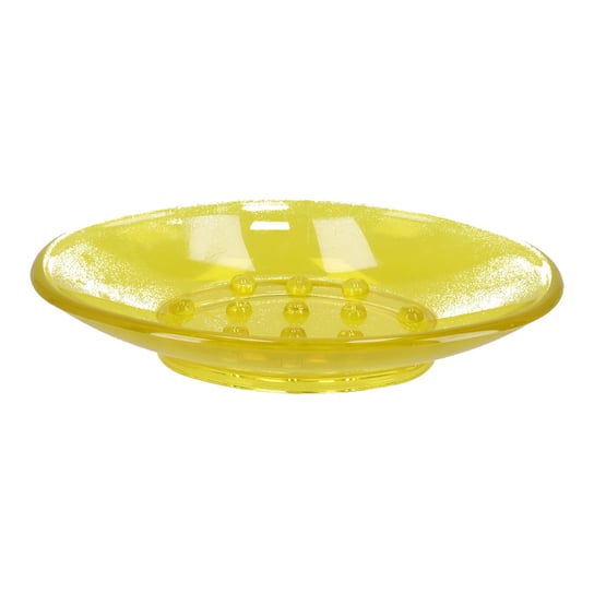 Mydelniczka plastikowa, Podkładka pod mydło – żółty Hedo