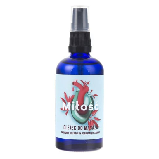 Mydlarnia Cztery Szpaki, Olejek do masażu ciała Miłość, 100 ml Mydlarnia Cztery Szpaki