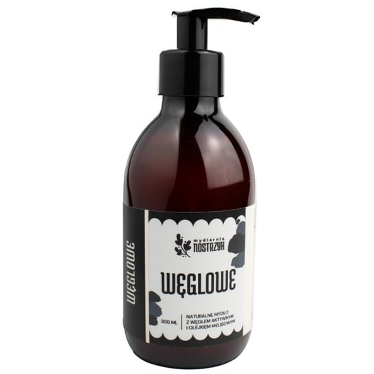 Mydlarnia Nostrzyk, Mydło Węglowe w płynie, 300ml Mydlarnia Nostrzyk