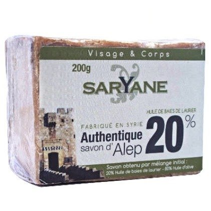 Mydło Aleppo 20% Oleju Laurowego Naturalne Saryane Saryane