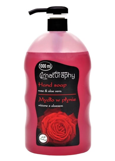 Mydło do rąk w płynie różane z aloesem 1L Blux Cosmetics