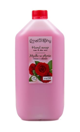 Mydło do rąk w płynie różane z aloesem Naturaphy 5L Blux Cosmetics