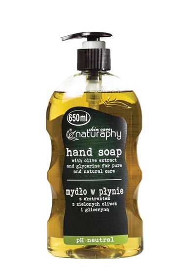 Mydło do rąk w płynie z ekstraktem z zielonych oliwek i gliceryną 650 ml Blux Cosmetics