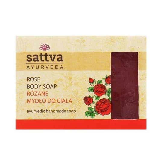 Mydło glicerynowe różane Sattva (rose soap) 125 g Sattva