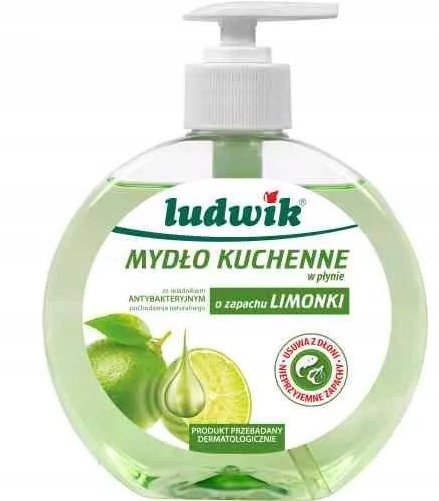 Mydło kuchenne LUDWIK Limonka, 380 ml Ludwik