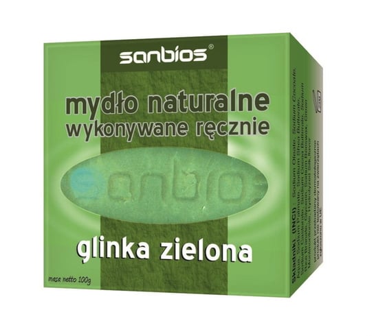 Mydło naturalne- glinka zielona - SANBIOS Sanbios