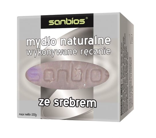 Mydło naturalne ze srebrem - SANBIOS Sanbios