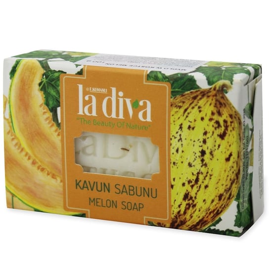 MYDŁO W KOSTCE MELON 100 g - LA DIVA LA DIVA