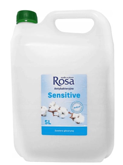 mydło w płynie antybakteryjne 5 litrów sensitive Rosa