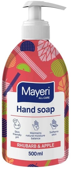 Mydło w płynie do mycia rąk rabarbarowe jabłkowe 500ml Mayeri Inna marka