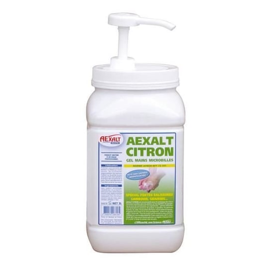Mydło w żelu cytrynowym 3L + pompka Aexalt Inna marka