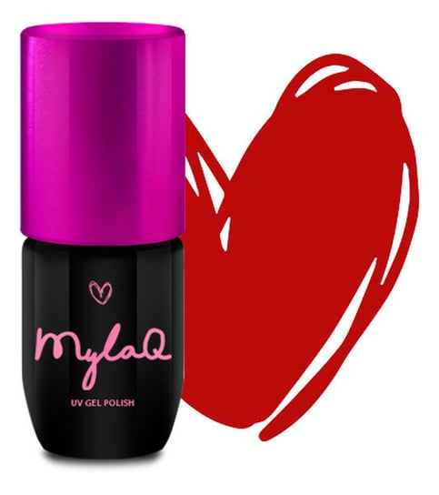 Mylaq, Lakier Hybrydowy, M069 My Red Velvet, 5 ml MYLAQ