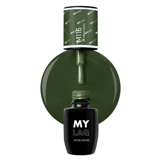MylaQ, Lakier Hybrydowy, My Green Moss M116, 5ml MYLAQ