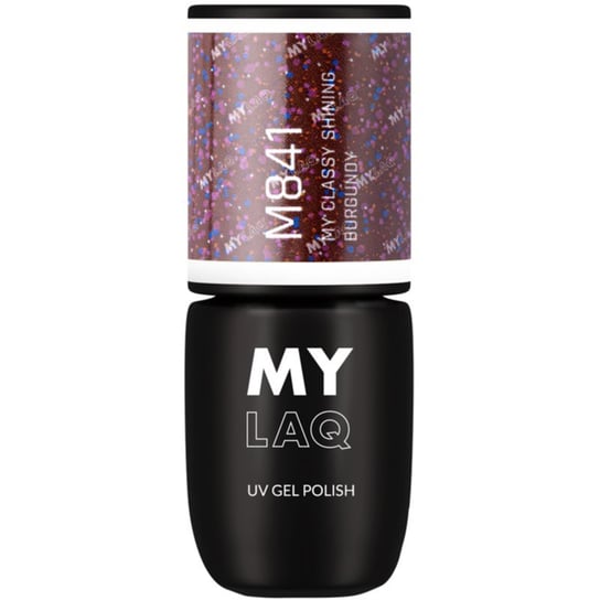 MYLAQ UV Gel Polish lakier hybrydowy do paznokci odcień My Classy Shining Burgundy 5 ml MYLAQ