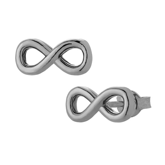 MYNESS Kolczyki z nieskończonością, rozmiar 11x5 mm Myness
