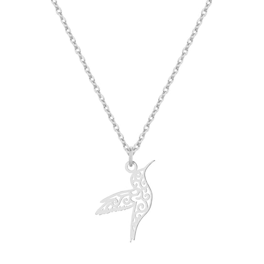MYNESS Naszyjnik srebrny z kolibrem Myness