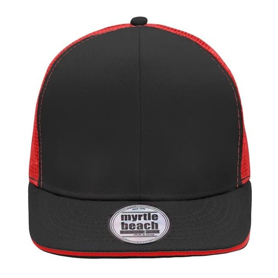 Myrtle Beach Pro Mesh 6 Panel Cap (OS / Czarny) Myrtle Beach
