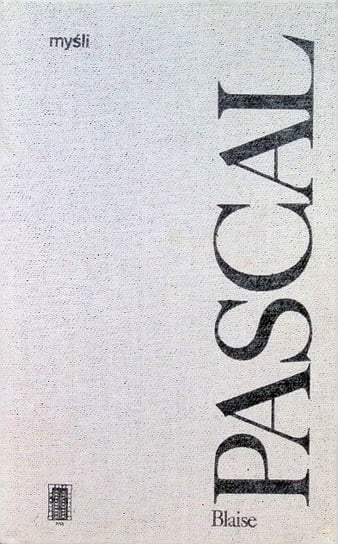 Myśli Pascal Blaise
