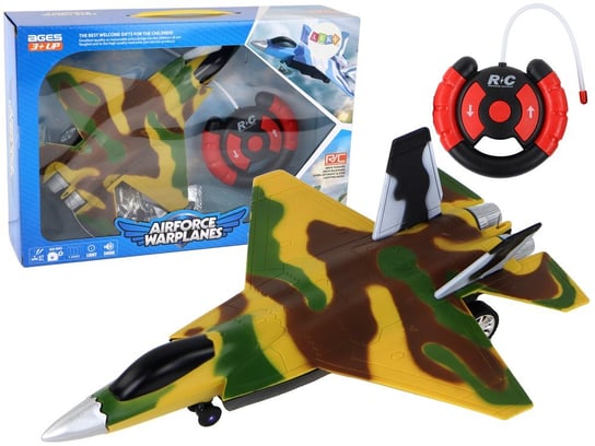 Myśliwiec Zdalnie Sterowany Rc Samolot Wojskowy Moro Lean Toys