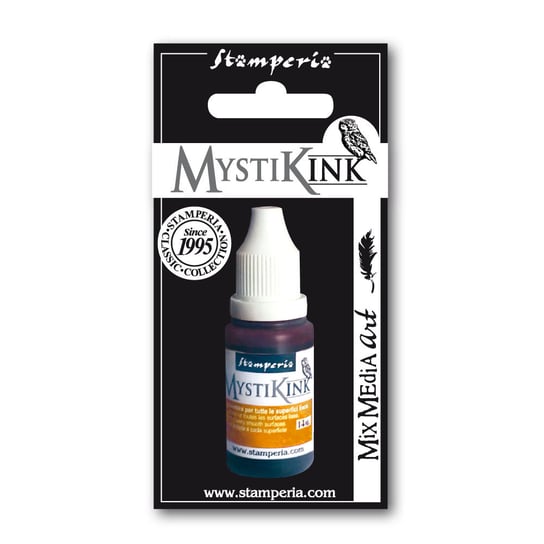 Mystik Ink , farba na bazie rozpuszczalnika, 18 ml ,pomarańczowa Stamperia
