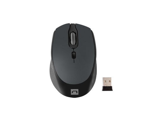 Mysz bezprzewodowa, Natec, Osprey, 1600DPI Bluetooth + 2.4GHz, czarno-szara Natec