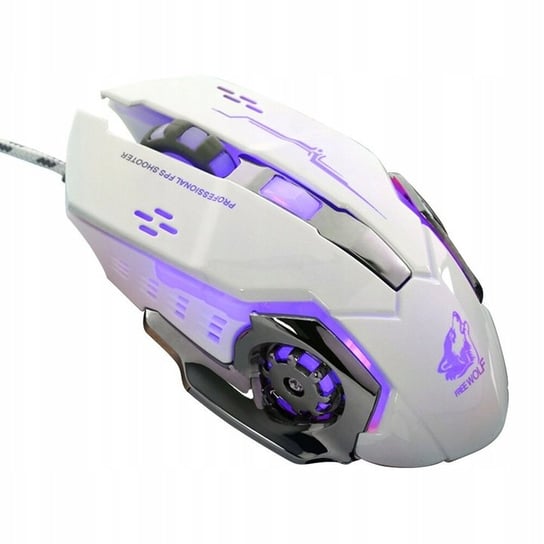 Mysz Gamingowa Przewodowa Podświetlana FV5 RGB LED Frahs