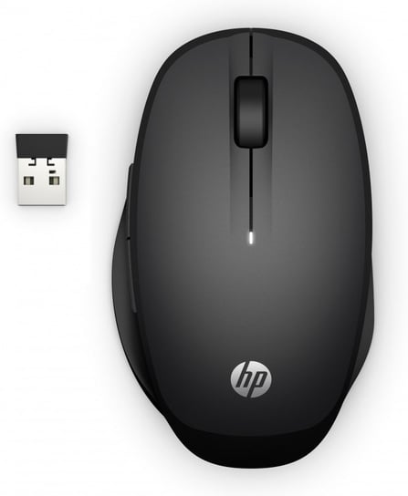 Mysz HP Dual Mode Wireless/Bluetooth Mouse Black 300 bezprzewodowa czarna 6CR71AA HP Inc
