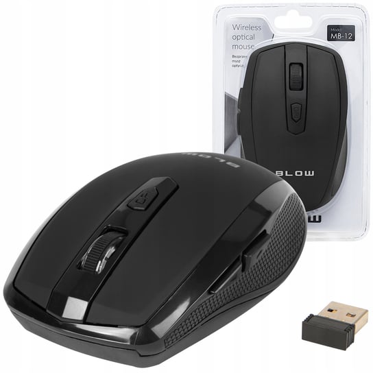 Mysz optyczna bezprzewodowa BLOW 6 przycisków USB Blow