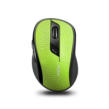 Mysz optyczna RAPOO 5G 7100P, Bluetooth, czarno-zielona Rapoo