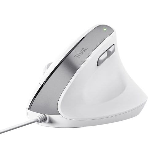 Mysz przewodowa ergonomiczna Trust BAYO II Biała Trust