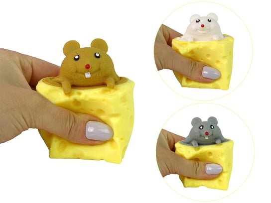 Mysz W Serze Gniotek Squishy Myszka Sensoryczna Pop It Lean Toys