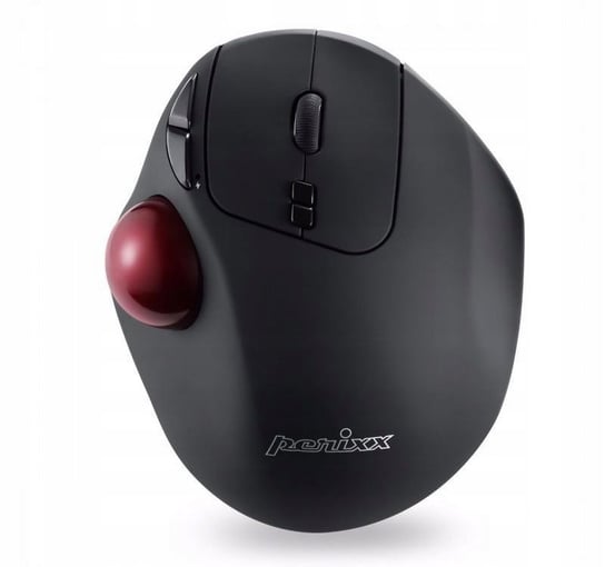 Myszka bezprzewodowa z trackballem Perixx PERIMICE-717 czarna 7 przycisków Inna marka