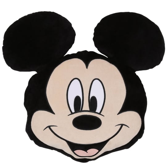 Myszka Mickey Disney Czarna Poduszka Ozdobna, Miękka 49X42 Cm Uniwersalny Disney