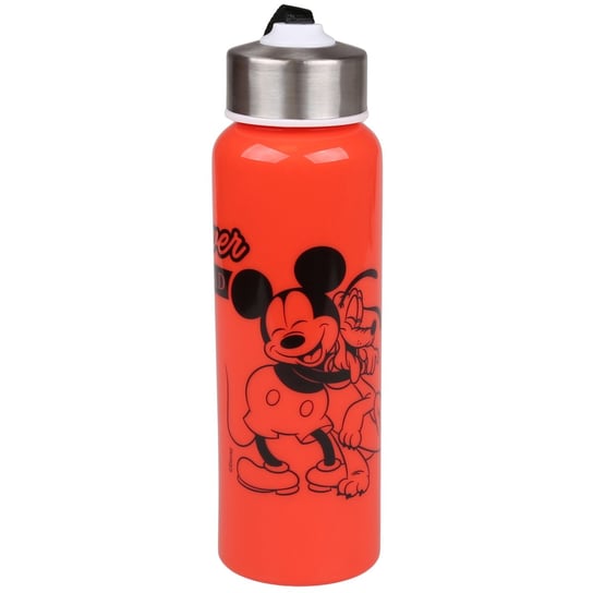 Myszka Mickey Pluto Disney Plastikowa Butelka/Bidon, Czerwona 650Ml 650 Ml Disney