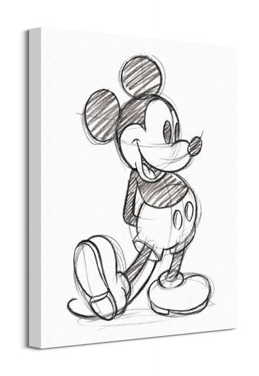 Myszka Mickey Rysunek - obraz na płótnie Myszka Miki