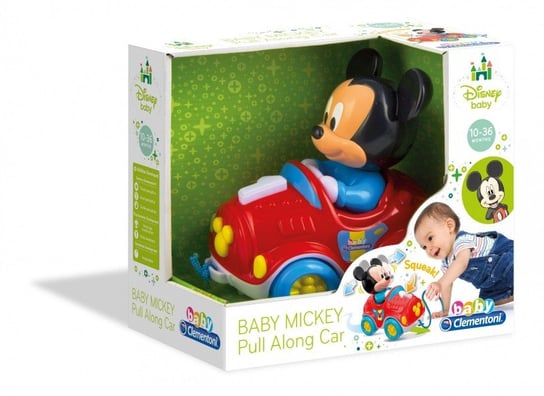 Myszka Mickey, zabawka do ciągnięcia Baby Miki Clementoni