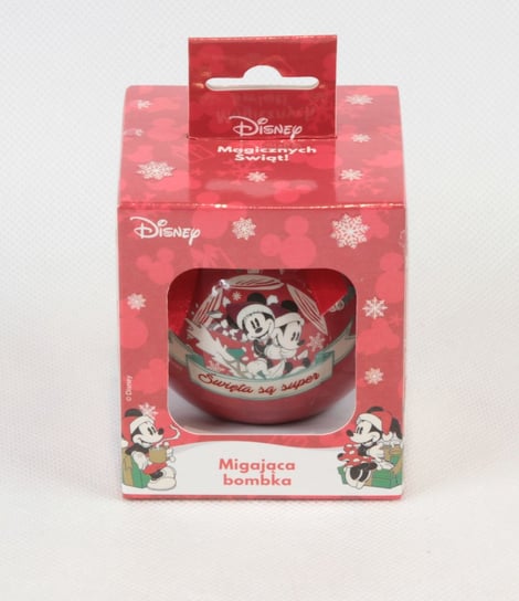 Myszka Miki i Przyjaciele, Miki i Minnie, Bombka Led, Święta są super Disney