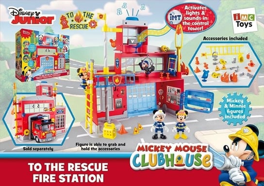 Myszka Miki i Przyjaciele, remiza strażacka Myszki Miki Na ratunek IMC Toys